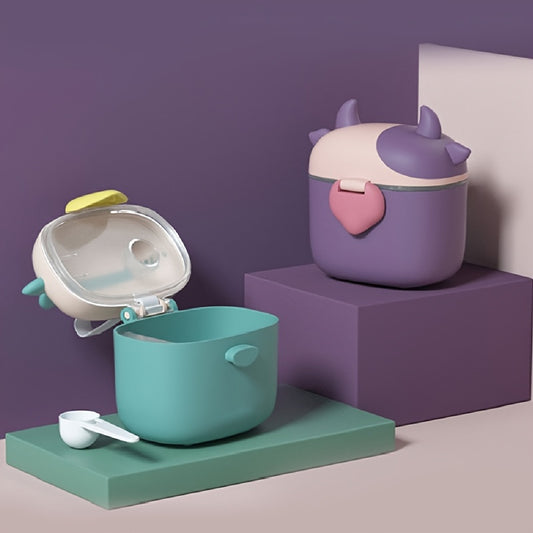 Baby Food Box Sealed Storage Portable Formula Dispenser