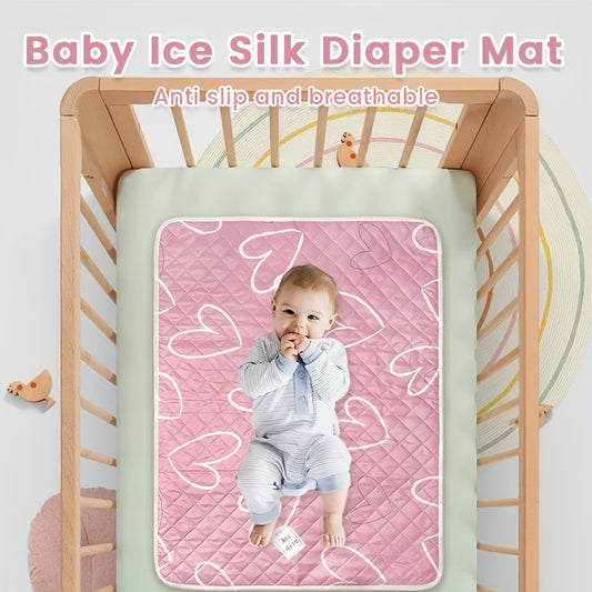 Heart-Shaped Washable Diaper Pad for Babies