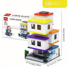 Mini Street View Building Blocks Set