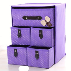 1pc Stackable Storage Box Organizer Drawer Room Decor Home Decor