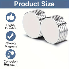 30pcs Neodymium Magnets Small Round Refrigerator Magnets For Office Whiteboard