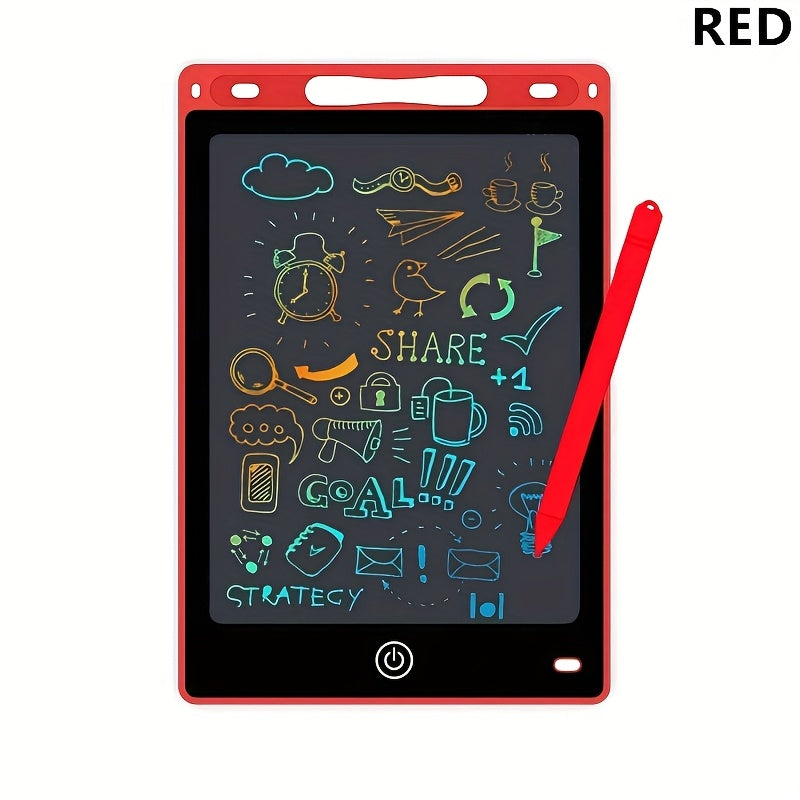 Colorful LCD Drawing Tablet for Kids, Erasable Doodle Board