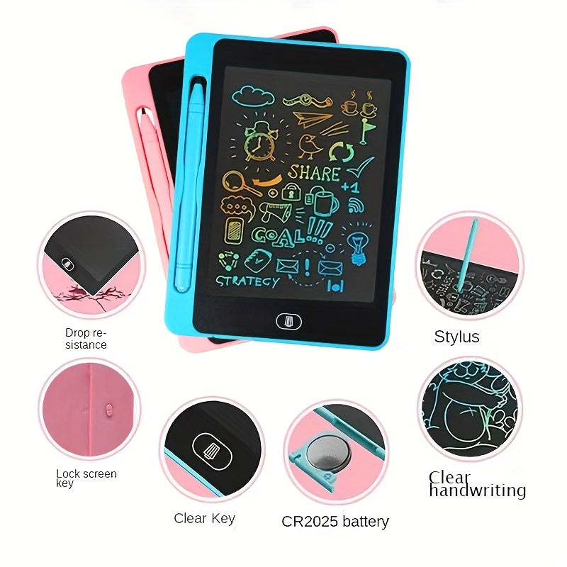 LCD Writing Board 16.51cm Screen Graffiti Board Children Toy