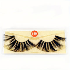 10 Pairs 25mm Thick Fluffy 3D Eyelash Extension