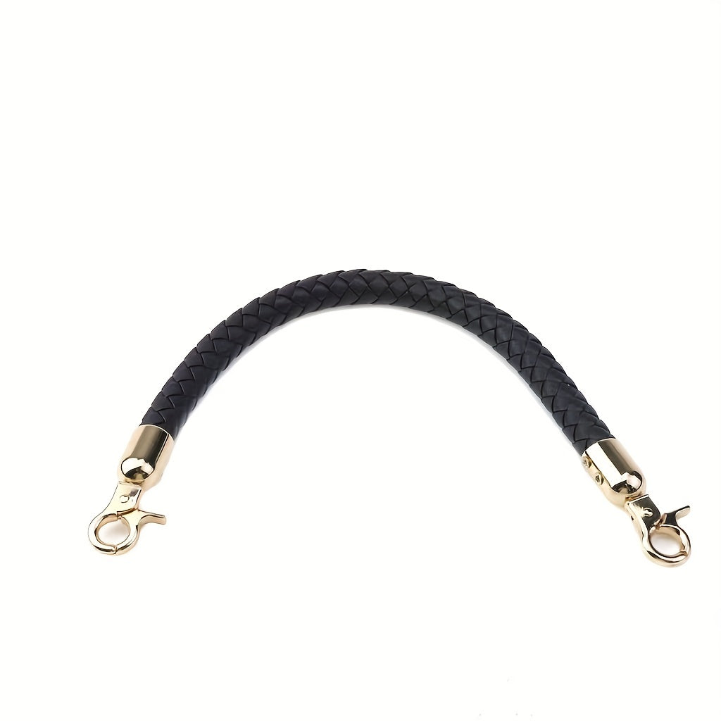PU Leather Braided Bag Handle Strap 29.97 cm DIY Handbag Making Accessory