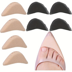 Toe Inserts For Shoes Too Big 4 Pairs Foam Toe Filler Shoe Fitters Beige