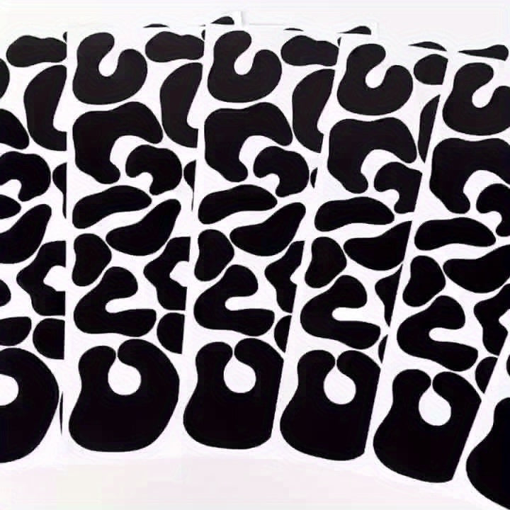 36pcs Leopard Print Wall Stickers Minimalist Texture Home Decoration