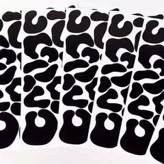 36pcs Leopard Print Wall Stickers Minimalist Texture Home Decoration