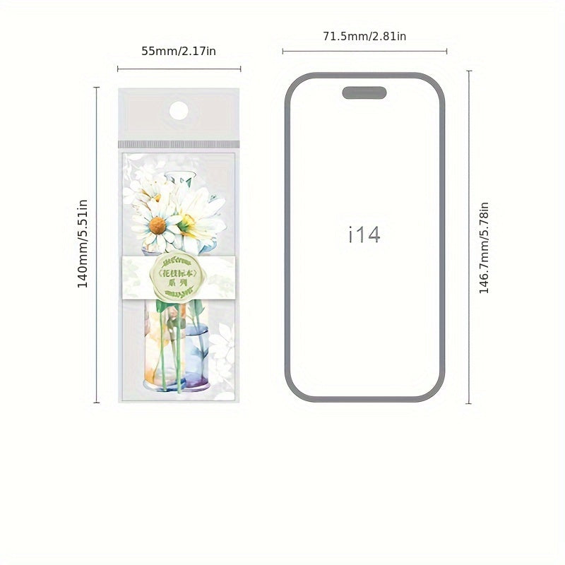 Flower & Plant Material Stickers - 5 Sheets