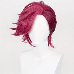 Men's Anime Wine Red Wig