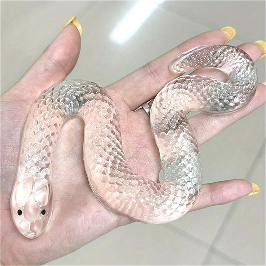 Soft Squeeze Toy Snake Green TPR Material Classroom Rewards
