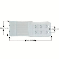 5pcs 2 Hooks Bra Strap Extenders Comfortable Adjustable Bra Band Buckle