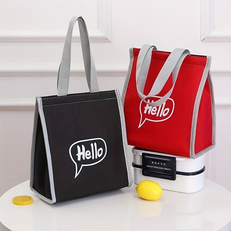 Cationic Bento Bag Insulated Portable Picnic School Office Bag