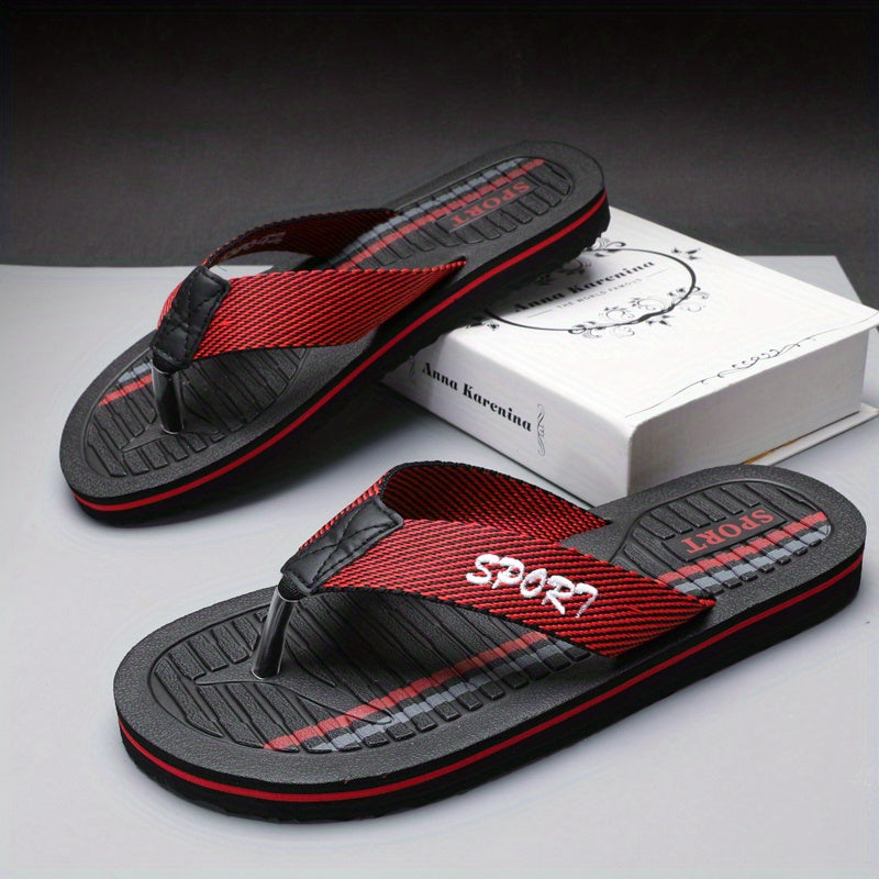 Men's Lightweight Non Slip Flip Flops Quick Drying Thong Sandals