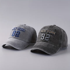Men's Outdoor Baseball Cap Embroidered Letter Sport Peaked Hat