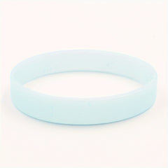 6 Pcs Solid Luminous Silicone Bracelet for Party