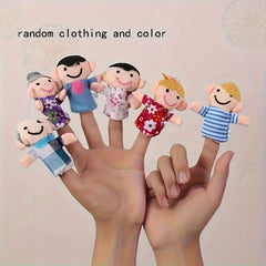 16pcs Soft Plush Finger Puppet Set for Storytime Learning