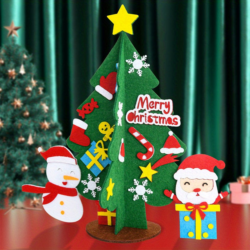 DIY Desktop Christmas Tree Material Package Ornaments Decorations