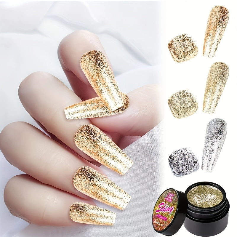 Glitter Nail Gel Polish Colorful Nail Art for Salon & Home