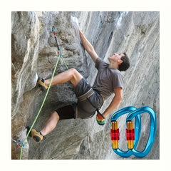 Heavy Duty Screw Lock Carabiner for Climbing Hammock Camping