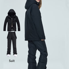 Women's Outdoor Adventure Jacket Waterproof Windproof Hooded Ski Suit