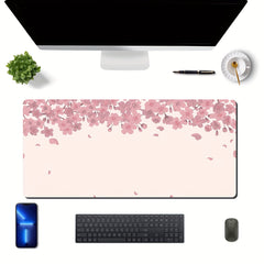 Sakura Mouse Pad Non Slip Rubber Base Desk Mat 300x700x2mm Thick Large Table Pad