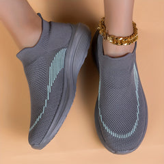 Women's Sporty Running Shoes Anti-slip Slip-on Sneakers