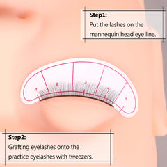 10 Sheets Eyelash Extension Paper Patches 3D Under Eye Pads