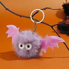 Funny Plush Bat Keychain Holiday Party Decoration Car Home Bag Hanging Gift