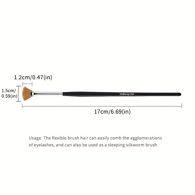 Mascara Fan Brushes for Lashes Makeup