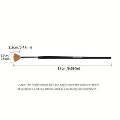 Mascara Fan Brushes for Lashes Makeup