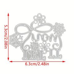 Let It Snow Cutting Die For Scrapbooking Blade Background Stencil Card