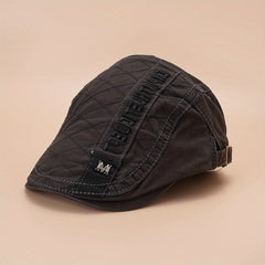 Washed Denim Curved Brim Baseball Cap