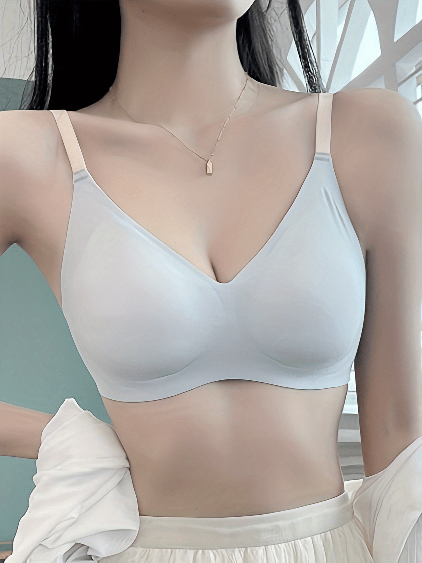 Seamless Wireless Bra Comfy Push Up Everyday Bra Women's Lingerie