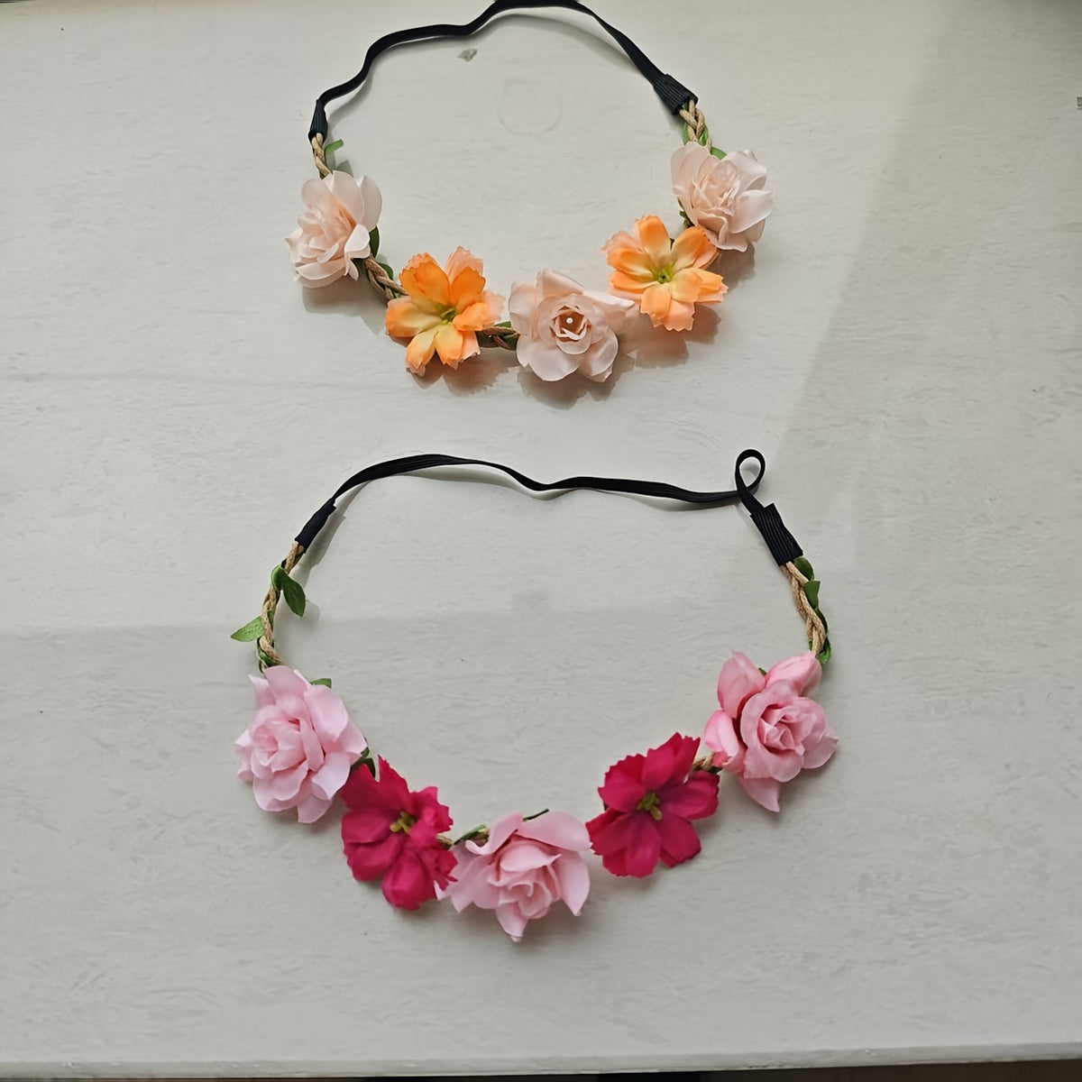 Women's Floral Hair Scrunchie for Weddings & Parties