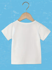 Toddler Boys' Train Lover Tee Comfort Fit Crew Neck Casual Summer Top