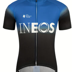 Stylish Gradient Cycling Jersey with Rear Pocket for Men & Women