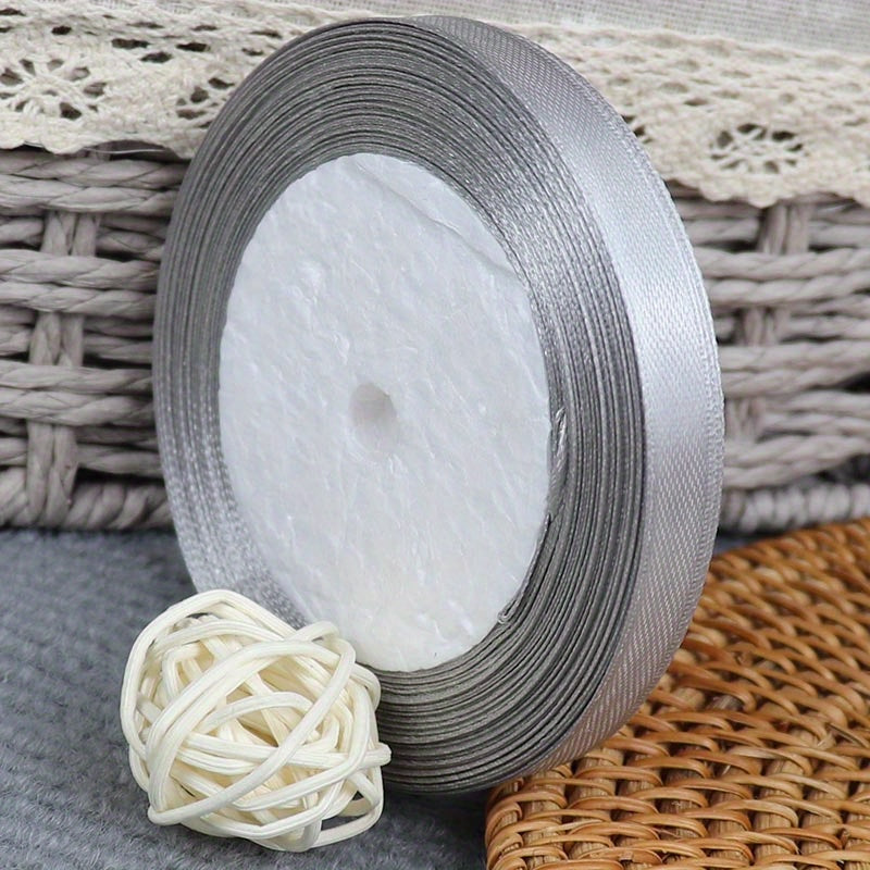 25 Yards 10mm Satin Ribbons Crafts Bow Gift Wrap Wedding Christmas Decor
