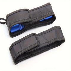 Nylon Flashlight Pouch Molle System Torch Holster Outdoor Use