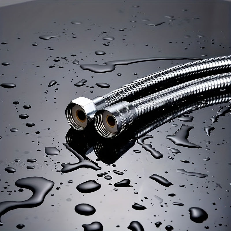 1pc Stainless Steel Shower Head Hose Water Pipe Bathroom Accessories
