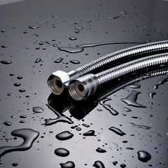1pc Stainless Steel Shower Head Hose Water Pipe Bathroom Accessories