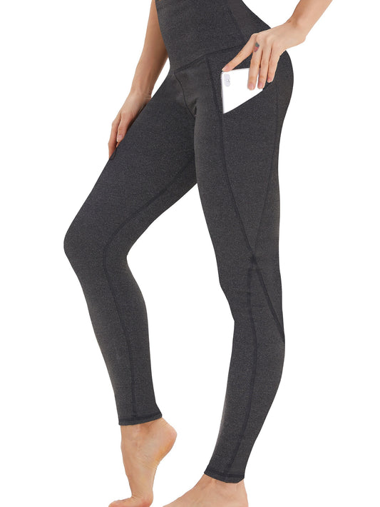 Dark Gray High Waist Nine Point Yoga Pants