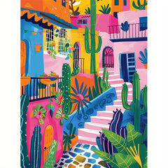 Unique Architecture DIY Acrylic Painting by Numbers Kit