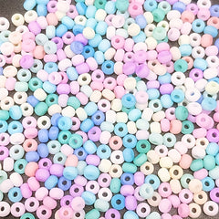 Macaron Glass Seed Beads Matte Small Pony Beads for Jewelry Making DIY Craft
