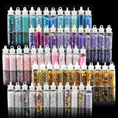 Colorful Resin Filler Glitter Flakes Sequins Kit