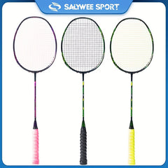 2pcs Carbon Fiber Badminton Rackets - Ultralight for Training