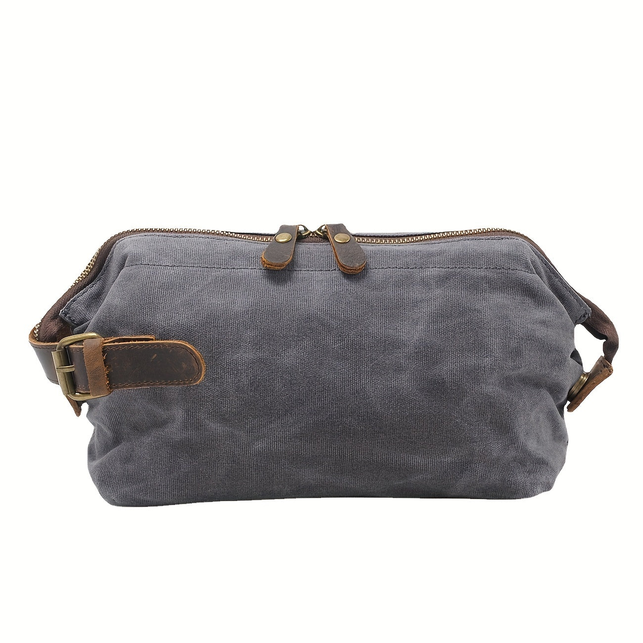 Leisure Canvas Bag Wax Canvas Toiletry Bag Retro Short Distance Storage Bag