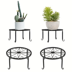2 Pack 22" Rustproof Metal Plant Stands - Heavy Duty Plants Holder