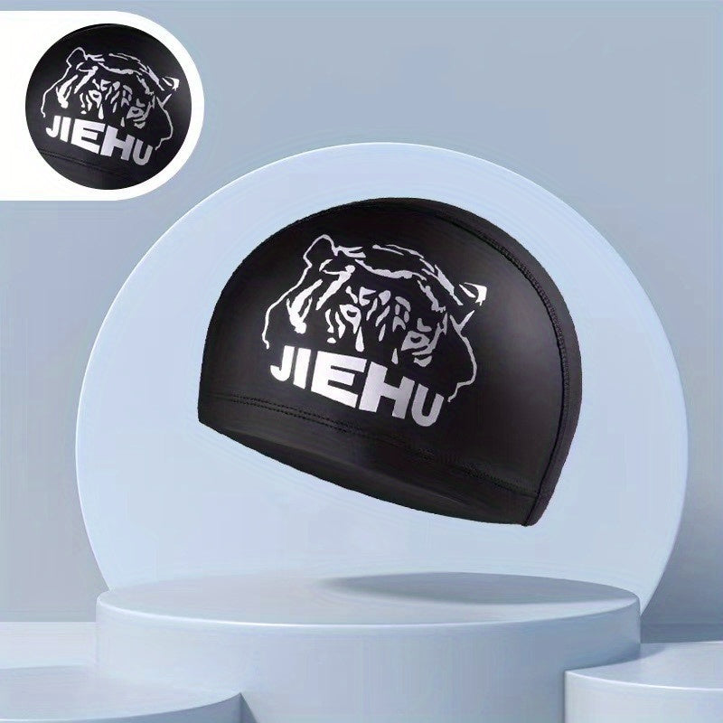 Unisex High Elasticity Swimming Cap for Big Heads