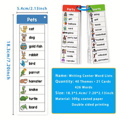 Halloween Sight Word Flash Cards for Kids Learning Reading - Set of 40 Themes